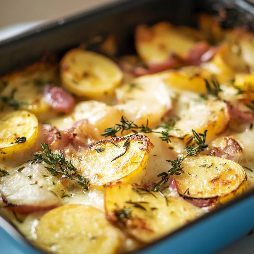 Kartoffel-Kohlrabi-Auflauf aus dem Ofen