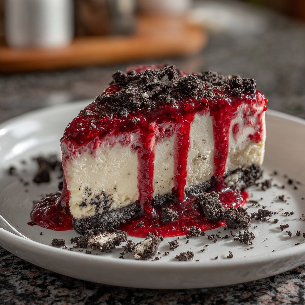 Himbeer-Oreo-Dessert