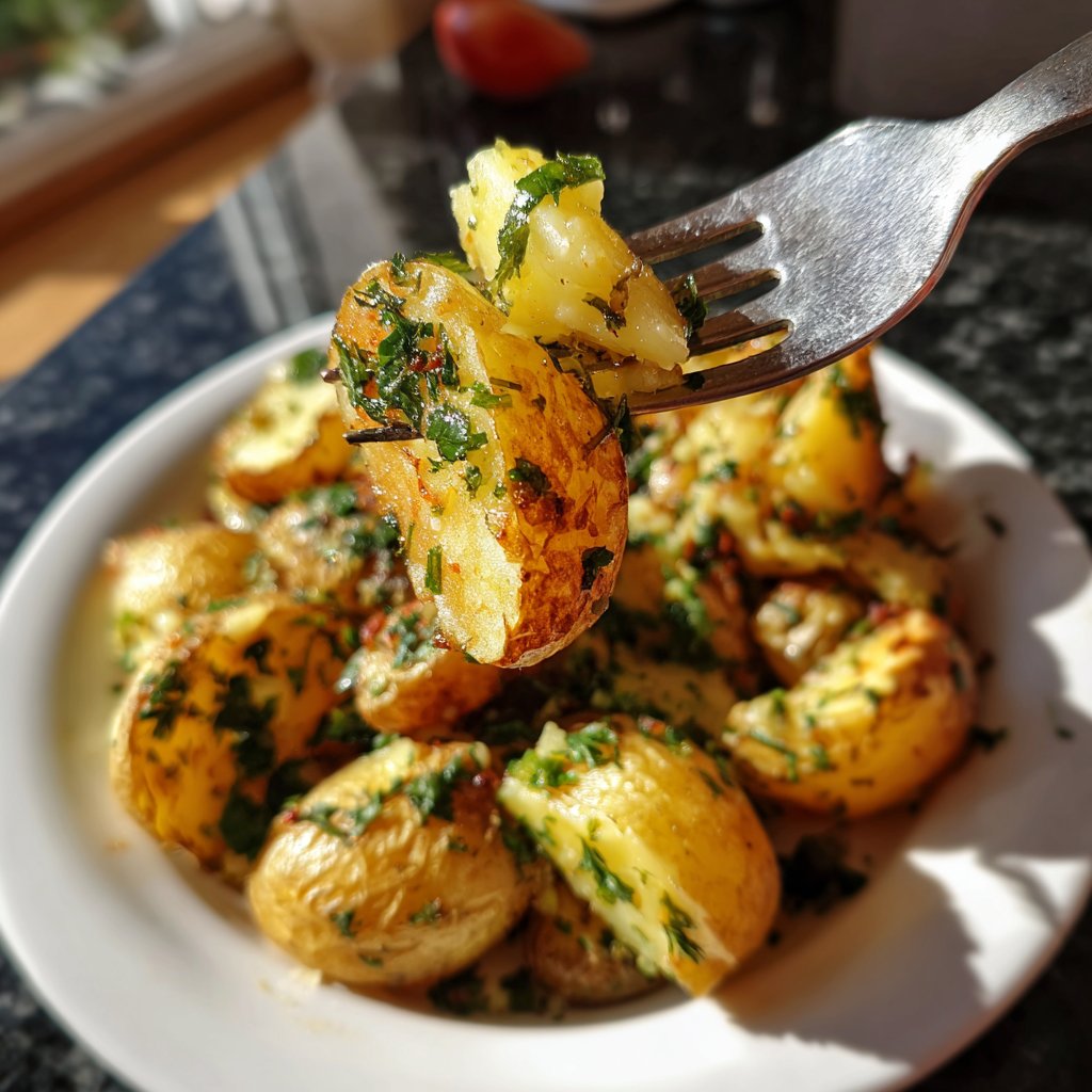 Mittagessen mit Kartoffeln