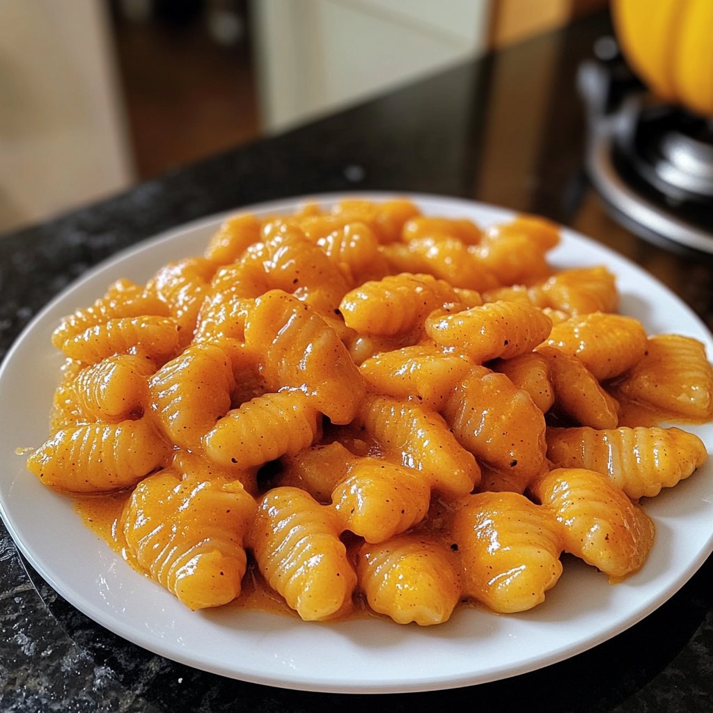 Gnocchi mit Kürbissauce