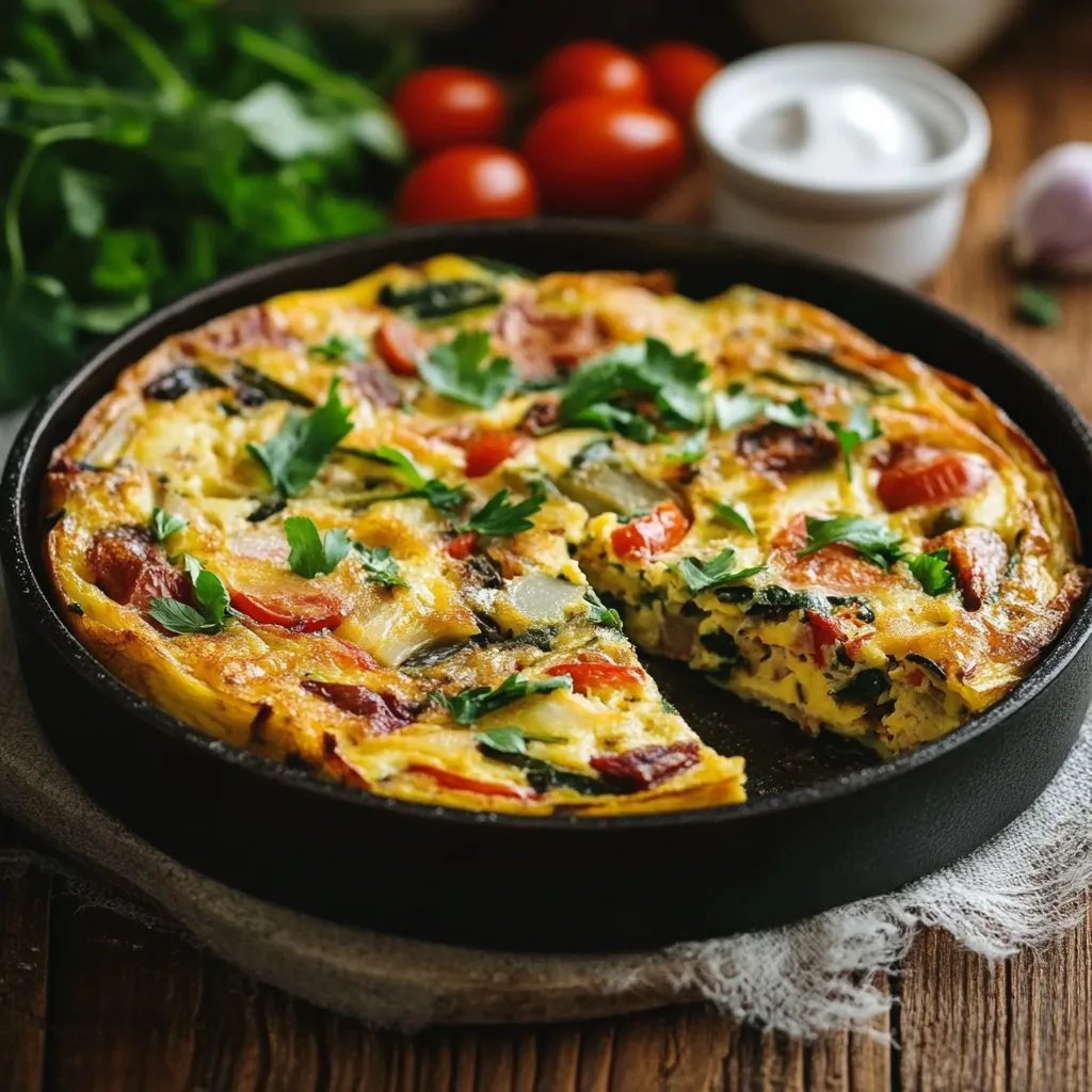 Gemüse Frittata