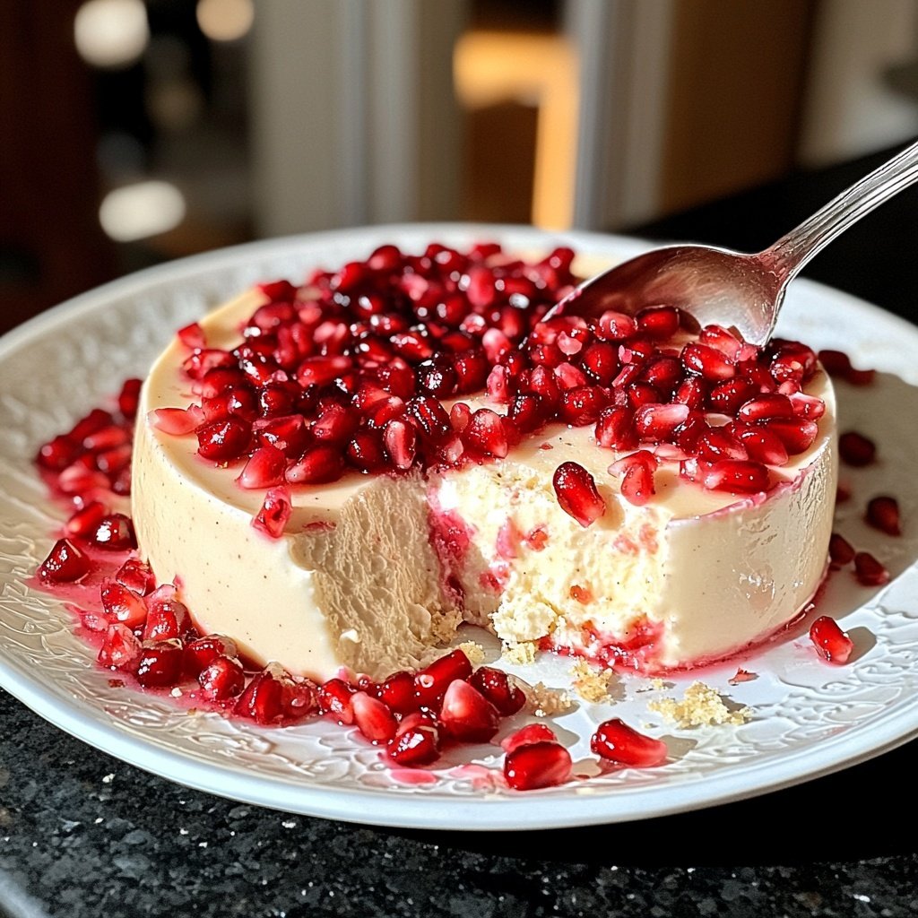 Granatapfel-Panna-Cotta