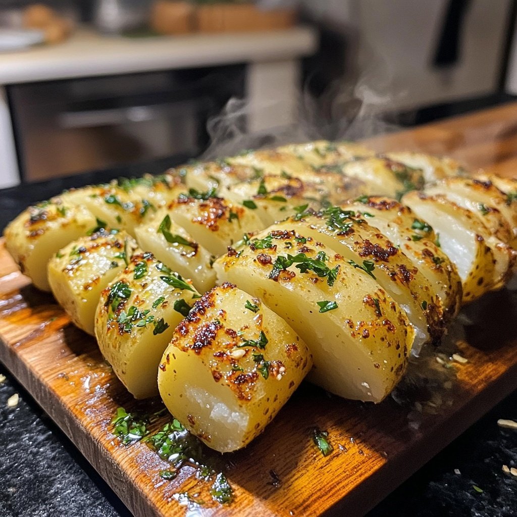 Ofenkartoffeln mit Knoblauch