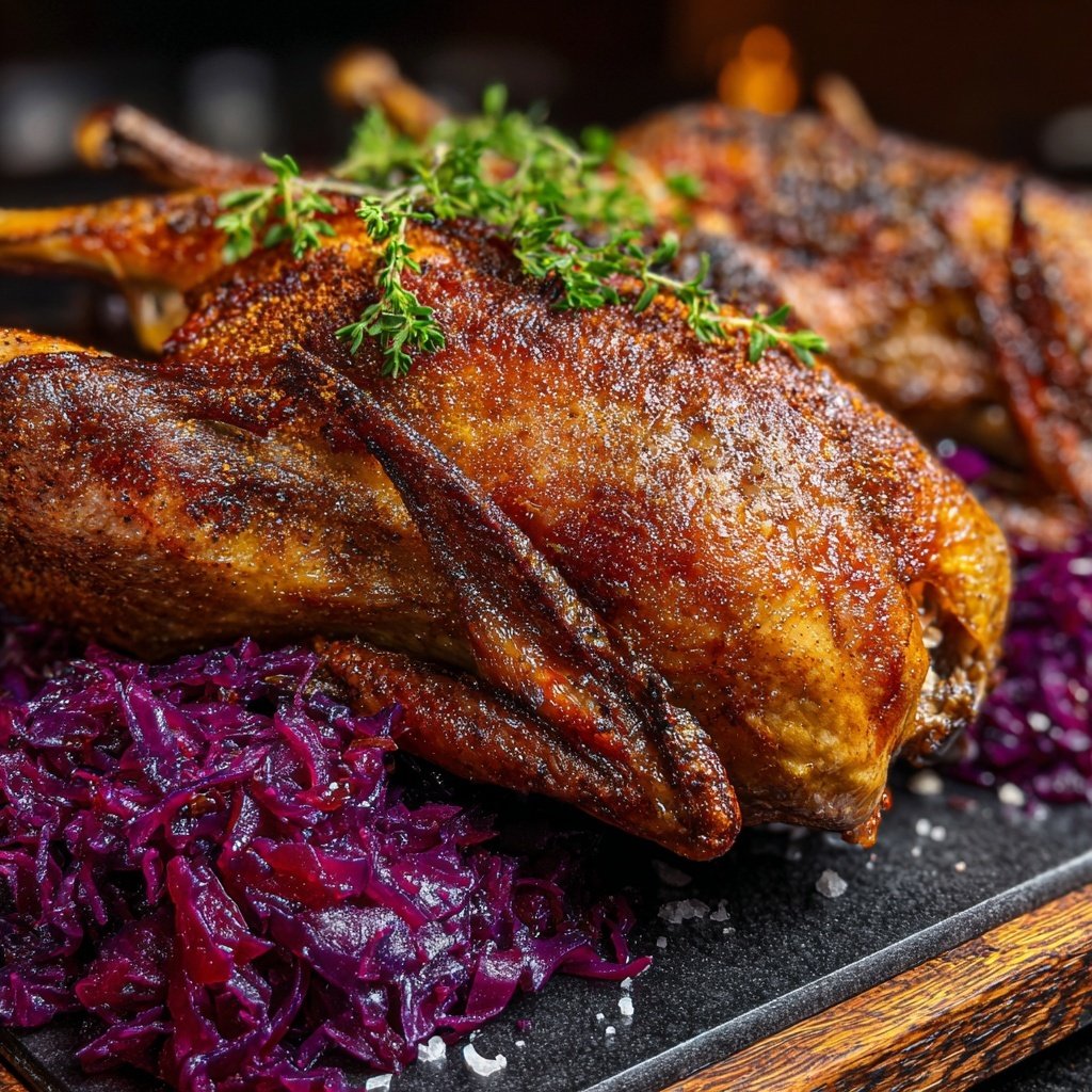 Saisonal & Festlich Weihnachtsgans mit Rotkohl