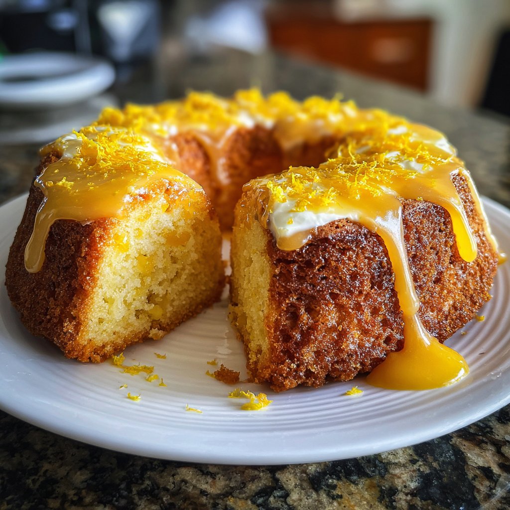 Blechkuchen mit Zitronenquark