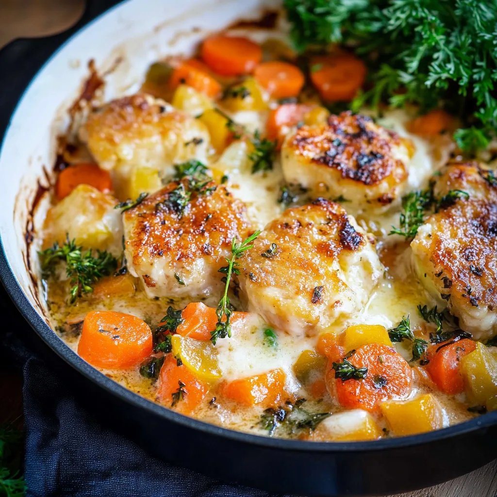 Kartoffelauflauf mit Gemüse