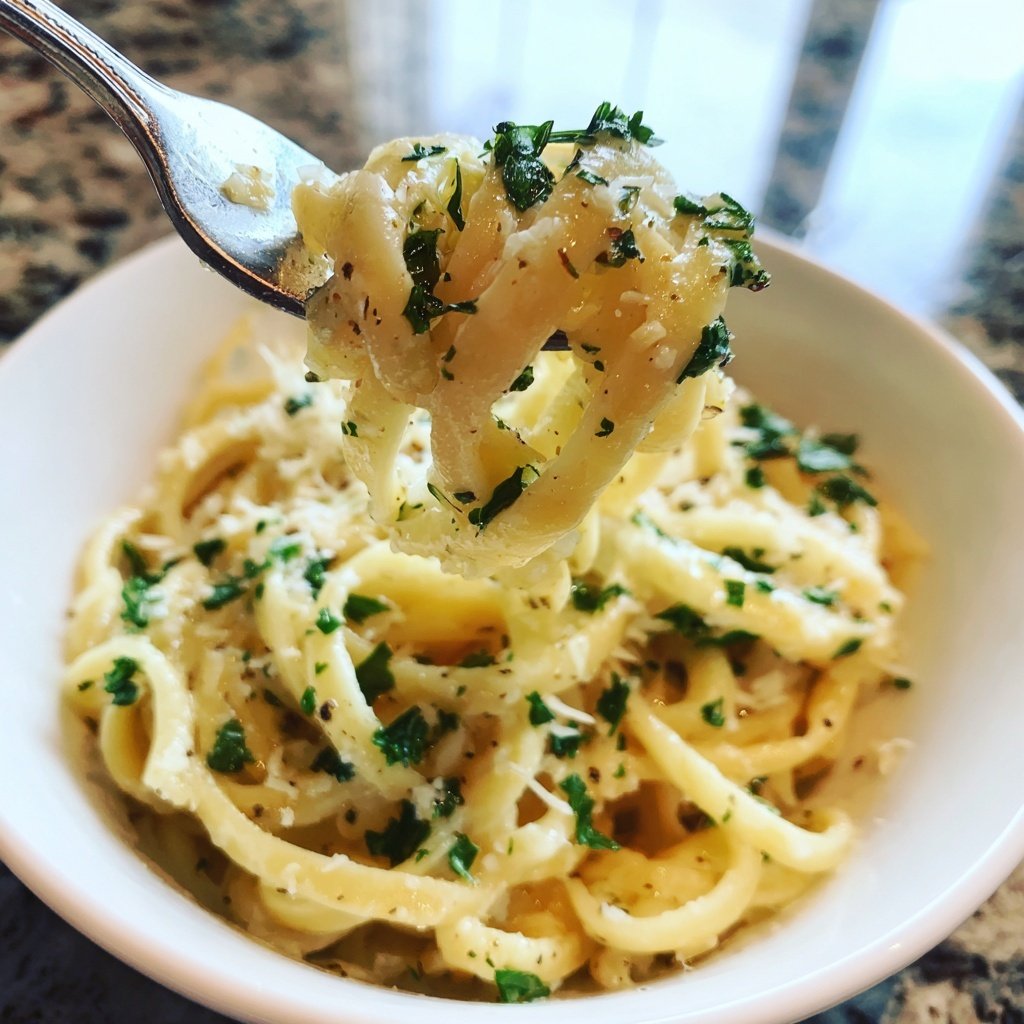 Schnell & Einfach 15-Minuten Knoblauchpasta