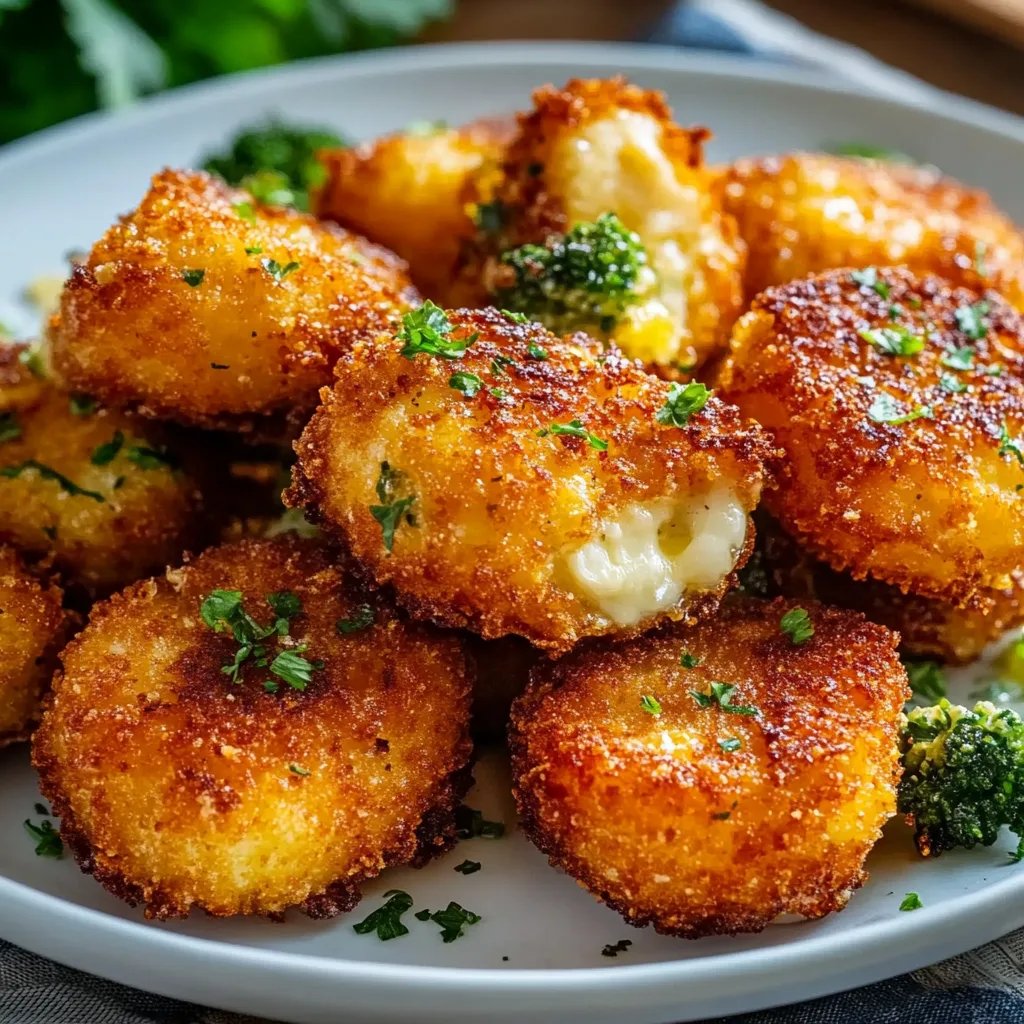 Knusprige Gemüse-Nuggets mit Käse