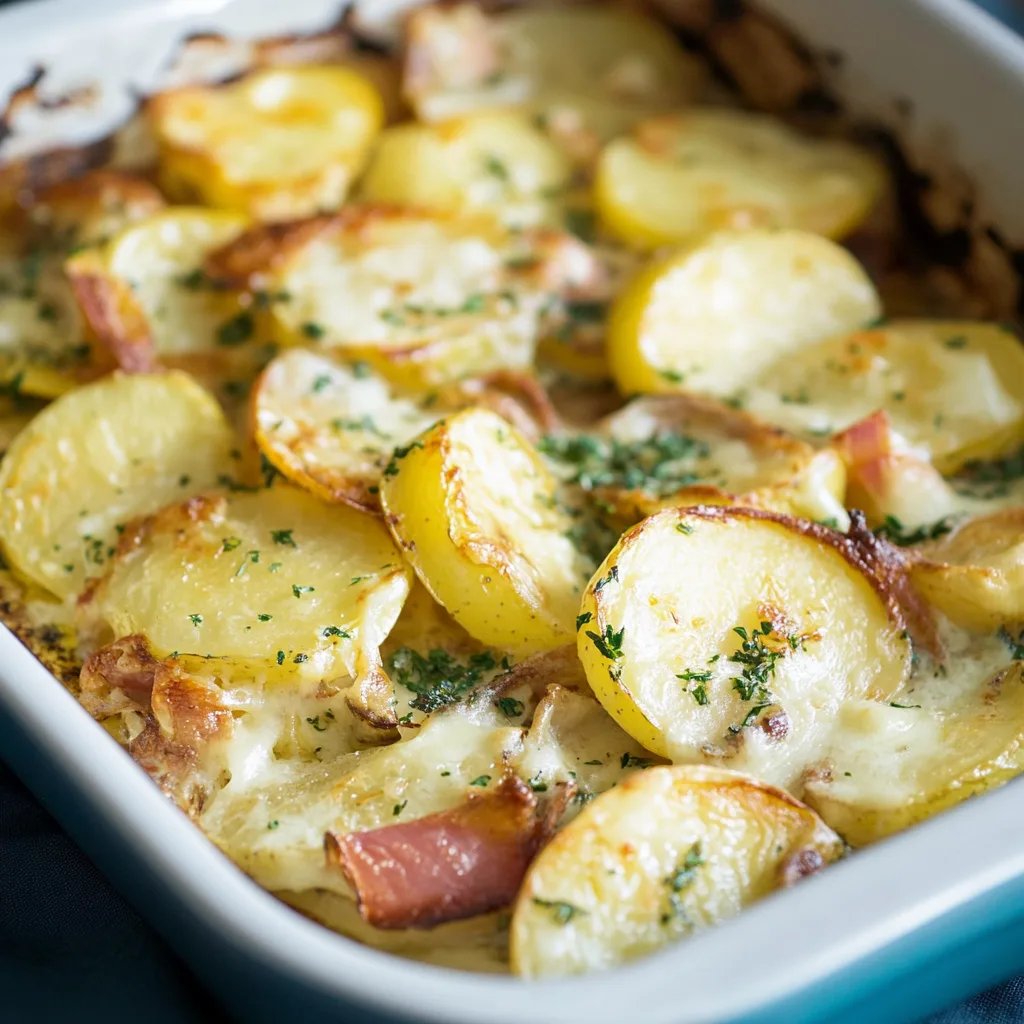 Kartoffel-Kohlrabi-Auflauf aus dem Ofen