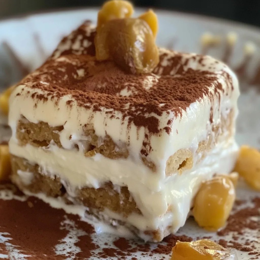 Bratapfel-Karamell Spekulatius-Tiramisu