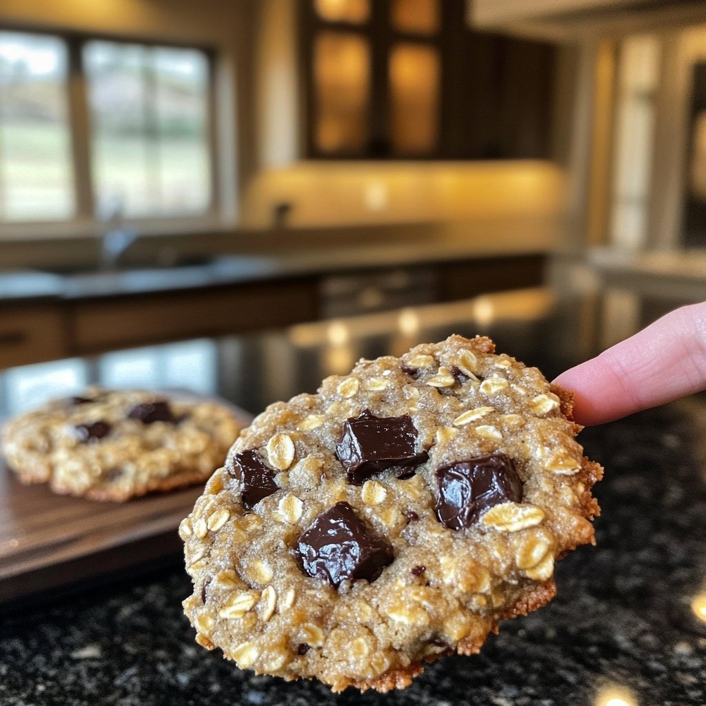 Schoko-Hafer Cookies – glutenfrei & vegan